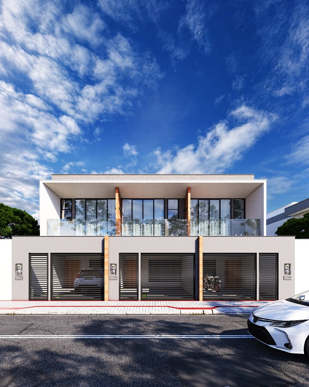 Fachada Residencial Jardim Asteca